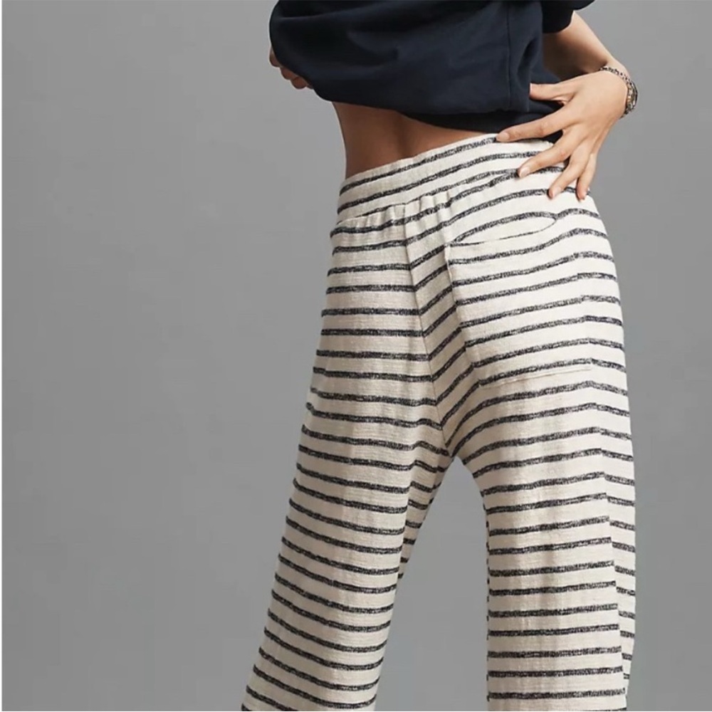 Sundry Offwhite and Navy Striped Pants NEW. XL